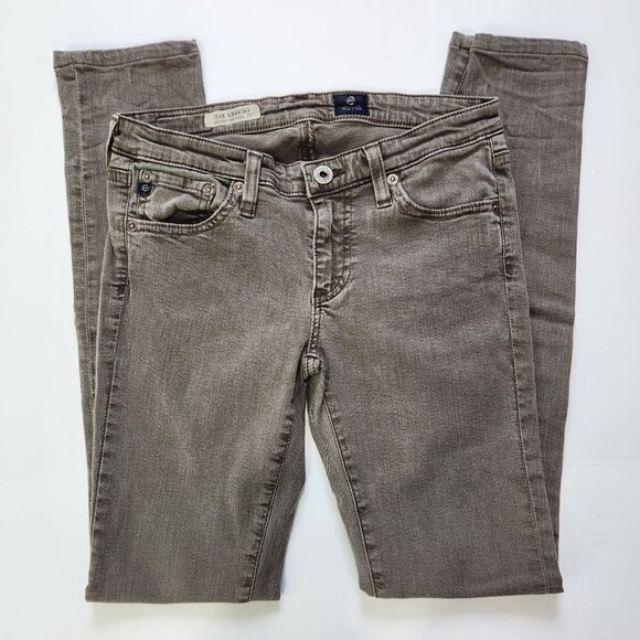 AG Adriano Goldschmied Legging Super Skinny Jeans 26 Sulfur Dark Espresso - Picture 5 of 7